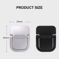 1 Pair Office Foldable Laptop Stand Non-slip Aluminium Alloy Notebook Bracket Invisible Universal Cooling Holder for HP/Dell/Lenovo.