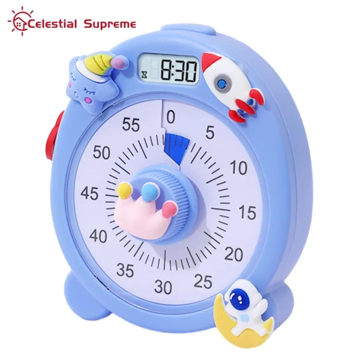 Silent Timer for Work Silent 60-minute Magnetic Study Timer Easy-to-use Countdown Timer for Home Kitchen Visual Timer with Magnetic Adsorption Ideal for Reading Timer