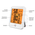 MAYTTO Digital Thermometer Backlight Multi-function Indoor Room LCD Electronic Temperature Humidity Meter Digital Thermometer Hygrometer Weather Station Alarm Clock. 