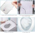10Pcs/Pack Biodegradable Travel Disposable Toilet Seat Covers – High-Quality Paper Travel Toilet Cover for Hotel, Market, Airport, Airplane & Public Toilets Soluble eco friendly Toilet Mat. 