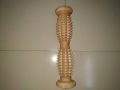 Acu Wooden Foot Roller Massager Home/Gym or Sports Exerciser for Men & Women. 