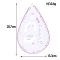 1pc Sewing French Curve Ruler Measure Dressmaking Tailor Drawing Template Craft Tool Set Costura Sewing Machine Accessories DIY. 