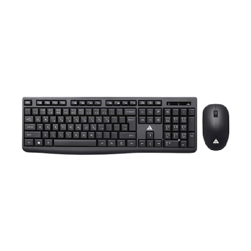 Golden Field GF-KM605W Black Wireless Keyboard & Mouse Combo