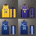 Wholesale Lakers KB Jersey Basketball Wear Suit Heat Match Training Camp Team Uniform Summer Sports Suit. 