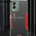 For Vivo Y17S case Aluminum Metal Matte Cover Soft Silicone Frame Camera Protection Cover Back Cover For Vivo Y17S case. 