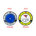 Golf Slope Putting Level Reading Ball Marker & Hat Clip Outdoor Golfing Sports Training Tool Cologo.