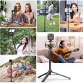 ULANZI MT-44 Extendable Tripod Selfie Stick Phone Holder Clip Vlog Mount For Smartphone DSLR Go Pro Cameras.