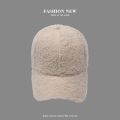 COKK Cap Women Winter Autumn Plush Baseball Cap Solid Color Korean Women Hat Warm Casual Outdoor Caps Casquette Gorras Bone Male.