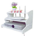Wall Mounted WiFi Router Shelf – Decorative Storage Rack for Set-Top Box, TV Box & Modem. 