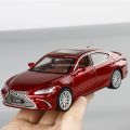 1/35 Lexus ES300h Alloy Diecast Car Model Toy with Sound Light Pull Back Simulation Toy Car Model for Children's Collection Gift. 