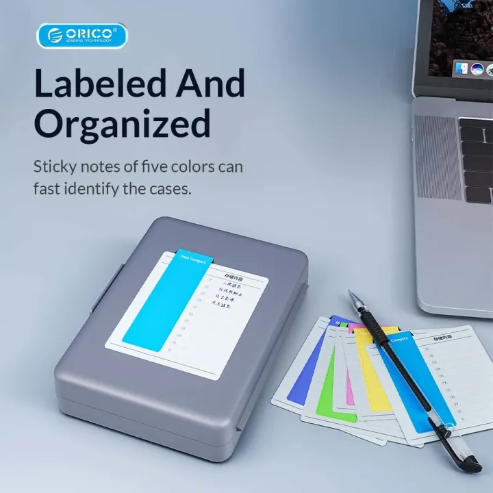 ORICO%205Pcs%203.5%20Inch%20HDD%20Protection%20Box%20Waterproof%203.5''%20HDD%20Storage%20Box%20Multi-disk%20Storage%20for%203.5%20Hard%20Drive%20With%20label%20Design%20-%20Image%203