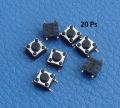 Tactile Tact Push Button Switch 6x6x5mm Micro Momentary Tact Switch 4 pin 20 pcs SPST Pushbutton Switches Dip Touch Switch for Breadboard Arduino PCB Electronic Circuit Board.