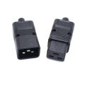 PDU/UPS Socket Standard IEC320 C19 C20 16A 250V AC Electrical Power Cable Cord Connector Removable plug Female Male Plug Adapter. 
