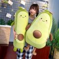 【Trick or Treat Alliance Mall】Kawaii Stuffed Fruit Avocado Doll Green Giant Avocado Plush Toy Soft Big Sleeping Pillow Birthday Gift for Girl.