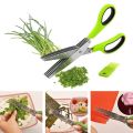 Vegetable Cutter 5 Blade Scissor. 