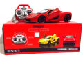 Rc Rechargeable Car Jack Royal 2.4Ghz Radio Control Ferrari 458 Super Car (Big Size) (Red).