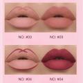 Lip Liner And Lipstick Set 6 Matte Liquid Lipstick With 6 Smooth Lip Liner Pencil One Step Lip Makeup Kits Gifts For Women. 