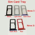 Sim Slot SD Card Tray for Huawei Nova 3i. 