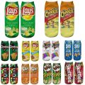 New Funny Cartoon Foods Low Ankle 3D Printed Potato Chips Fries Short Cotton Socks For Women Men Summer Spring Dropship.