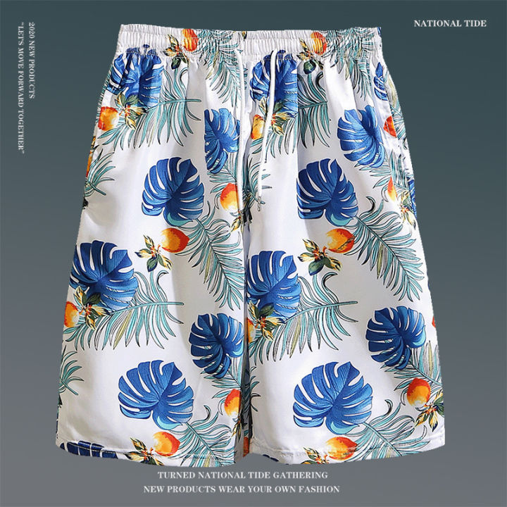 Summer%20flower%20shorts,%20men's%20loose%20plus%20size%20Hawaiian%20beach%20pants,%20large%20pants,%20trendy%20brand%20quick-drying%20pants,%20couple%20cropped%20pants%20-%20Image%207