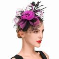 European and American Amazon bridal hair ornaments, vintage mesh headdresses, hairpins, feather head flowers, SHEIN racing headbands.