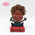 Cross-Border Foreign Trade Cartoon Vinyl Black Doll Shaking Head Expression Happy and Sad Doll Children's Room Car Interior Decoration.