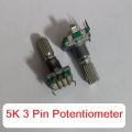 3 Pin Leads Multi-Turn UNIVERSAL Single Gang Linear Taper Rotary Potentiometer Switch Volume Potentiometer. 