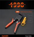 Professional LAN PUNCHER Cable Crimp Tool Sets Wire Stripper LAN Cable Rj45 & RJj11 Tester Cat5e Plugs 8" Inch 230mm Network Cables Crimping Tool. 
