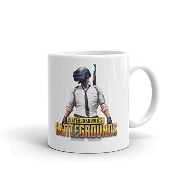 Battlegrounds Multicolour Printed Ceramic Coffee and Tea Mug for Games Lover Best Gift for Your PUBG Lover INT-5420