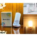 Beautiful and Effective warm or White light with button system Night light.