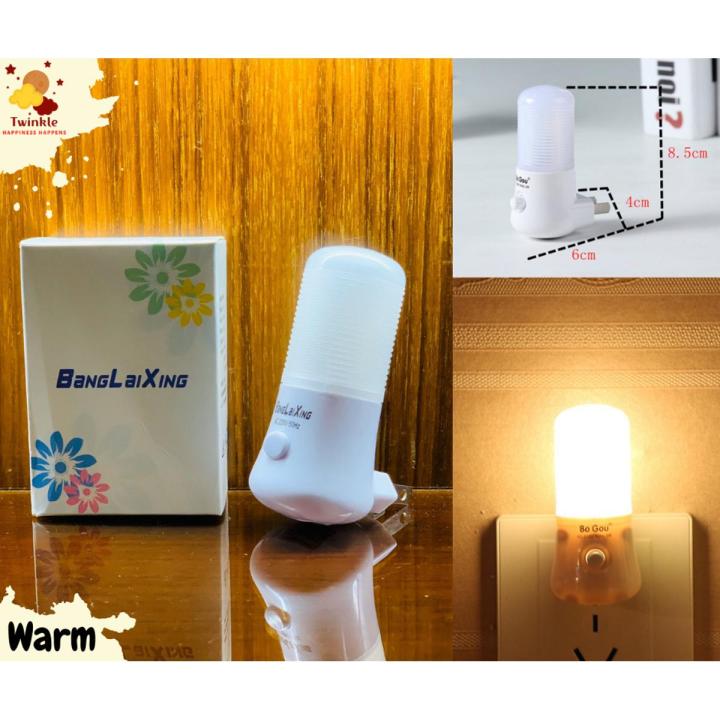 Beautiful and Effective warm or White light with button system Night light