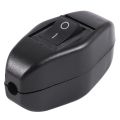 2X Black Bedroom on Off Button in Line Switch 6A/250VAC 10A/125VAC.