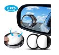 2 pcs Blind spot round shape mirror or 360 degree mirror glass. 