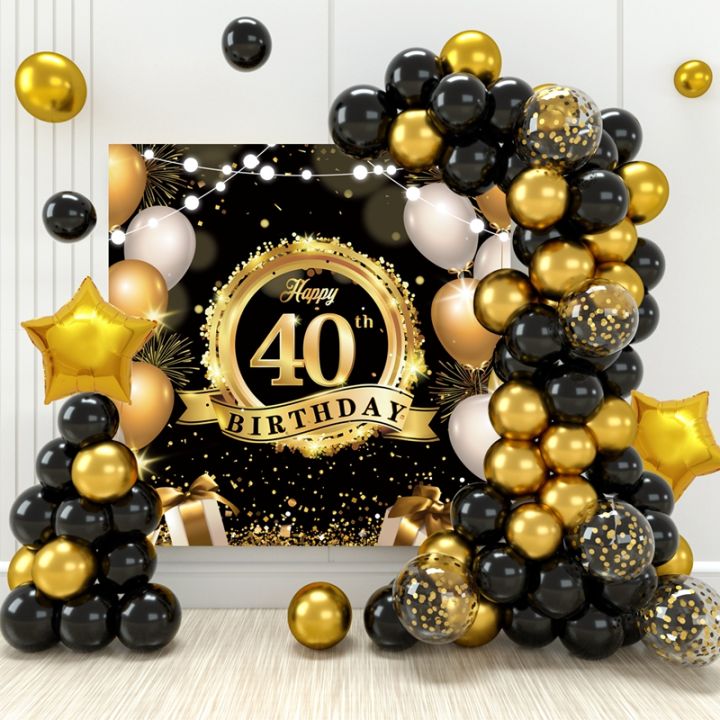 Happy%2040th%20Birthday%20Backdrop%20Background%20Banner%20For%20Man%20Woman%20Balloon%20Door%20Curtain%2040%20Years%20Anniversary%2040%20Birthday%20Party%20Decor%20-%20Image%205