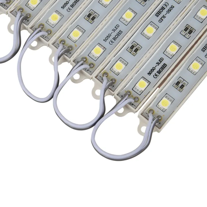 ARELENE%202%20x%2010Pcs%205050%20SMD%203%20LED%20Module%20LED%20Strip%20String%20Light%20Waterproof%20DC%2012V%20Cool%20White%20-%20Image%204