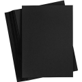 A4 Black Paper 110 GSM Pack of 20 Sheets Black  Coloured Paper, Best for Art & Craft Work, Project Work. 