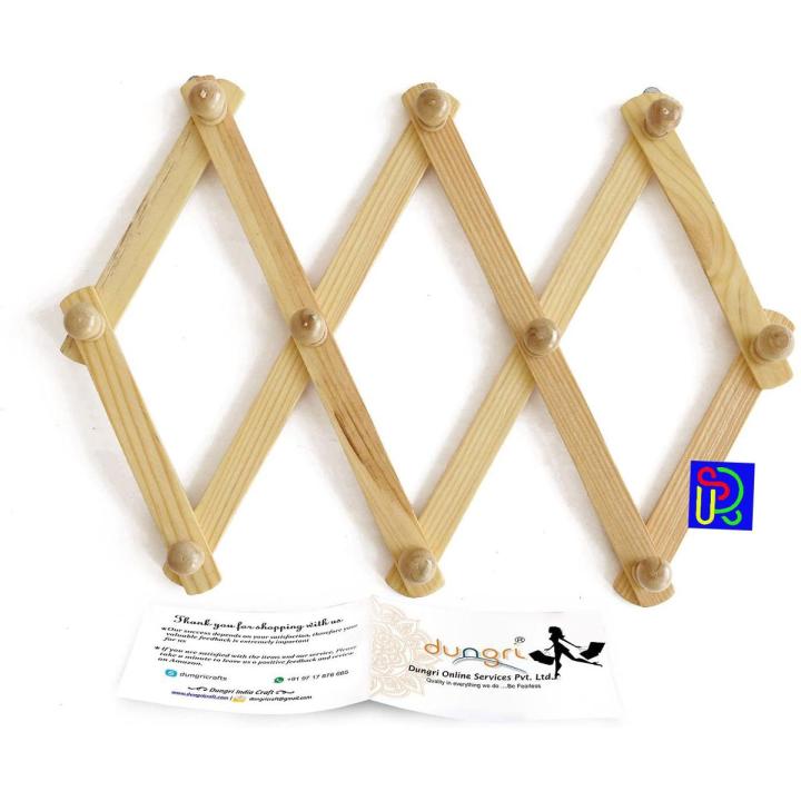 Wooden Hanger and Coat Rack