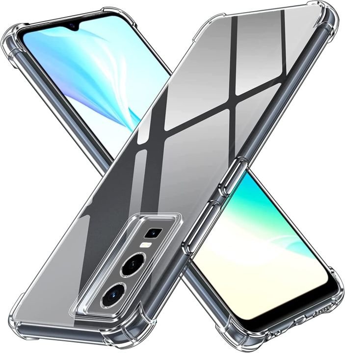 Vivo Y76 5G Premium Silicone Case Crystal Clear Soft TPU Ultra-Thin Transparent Flexible Protective Mobile Phone Back Cover3