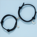 Magnetic Mutual Attraction Relationship Matching Bracelet for Women Men Sun Star Boyfriend Girlfriend Rope Couple Bracelet. 