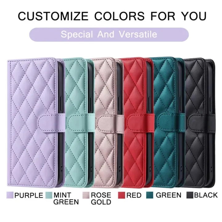 Checkered%20Leather%20Case%20For%20Samsung%20Galaxy%20A54%20A34%20A52%20A52S%20A53%20A23%20A13%20A14%20A24%20A73%20A32%20A12%20A51%20A71%20A50%20A70%20A05%20Flip%20Wallet%20Cover%20-%20Image%206