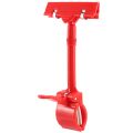 Merchandise Retail Sign Card Price Tag Pop Display Holder Clip Clamp Red.