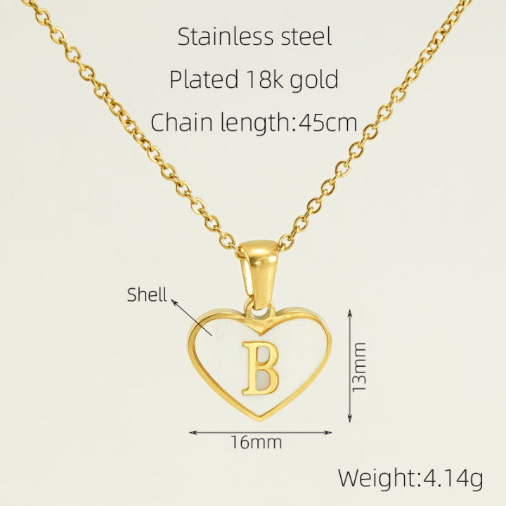 Cross-border%2026%20English%20letters%20love%20inlaid%20shell%20necklace%20female%20European%20and%20American%20temperament%20versatile%20stainless%20steel%20letter%20pendant%20-%20Image%207