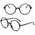 Trendy Round frame glasses Fashionable Retro Transparent Full frame glasses  Lightweight Myopia glasses frames for Daily wear Office use Gaming Reading Computer use. 