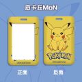Pokemon Anime Card Holder Pikachu Squirtle Cartoons Figure PVC Student Campus Card Hanging Lanyard ID Protective Case Wholesale.