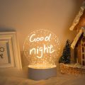 Led Message Board Usb Night Light Note Board With Pen Drawing Board Notepad Holiday Light Children Girlfriend Gift Night Lamp. 