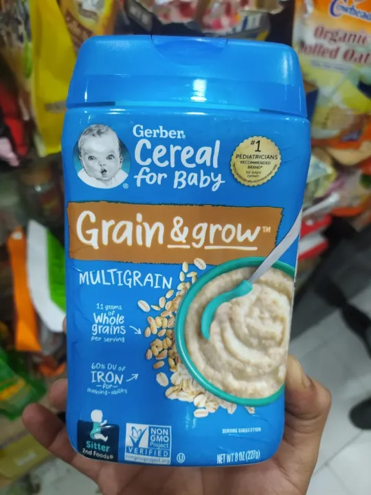 Gerber%20Baby%20Cereal%202nd%20Foods,%20Grain%20&%20Grow,%20Multigrain,%208oz%20(227g)%20-%20Image%203