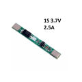 1S 3.7V 2.5A Lithium Battery Protection Module BMS PCM PCB Polymer Over Charge Discharge Li-ion Protect Board. 