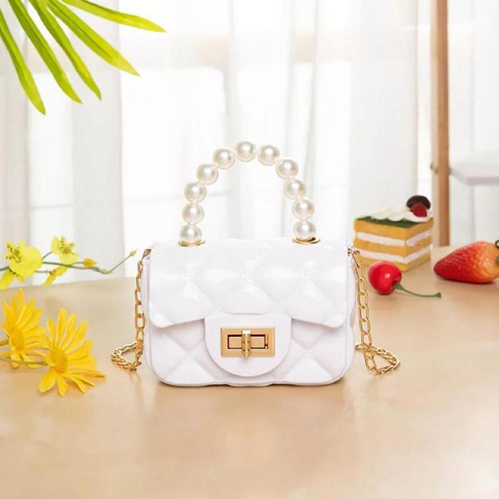 Mini jelly purse handbag PU leather crossbody bags ladies handbags girls bags