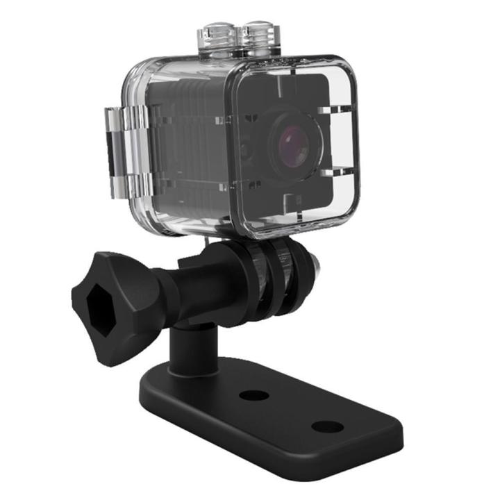 SQ12 Mini 1080P HD Camera With 30 Meters Waterproof Case Night Vision Motion DV Recorder-Recording Time Lasts 1 Hour