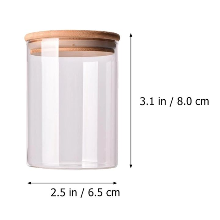 10Pcs%20Bamboo%20Wood%20Lid%20Glass%20Jar%20Airtight%20Canister%20Kitchen%20Storage%20Bottles%20Jars%20Food%20Container%20Tea%20Coffee%20Beans%20Candy%20Jar%20-%20Image%204